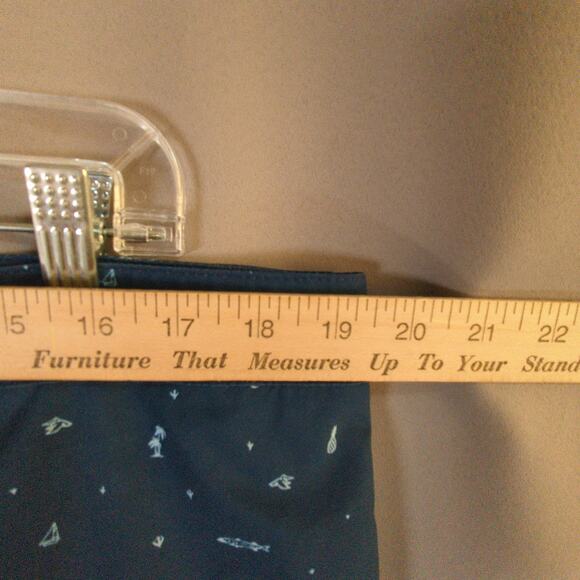 Travis Mathew Shorts Mens 38 Blue Print Lightweight Performance Golf - Picture 3 of 7